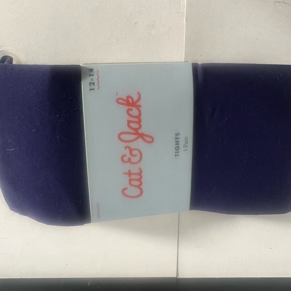 Cat & Jack Deep Purple Tights - Picture 1 of 1